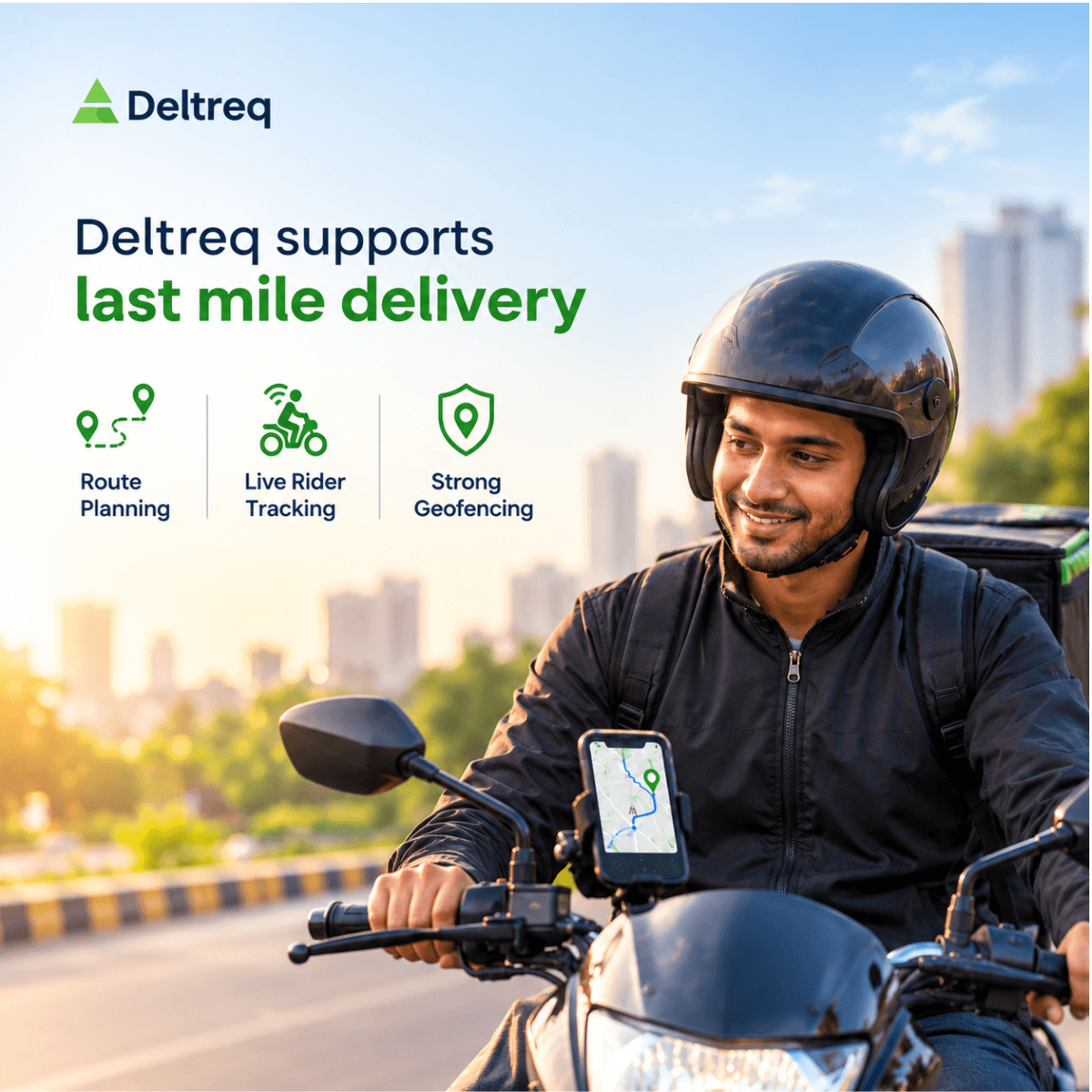 Deltreq TMS for Last-Mile Delivery