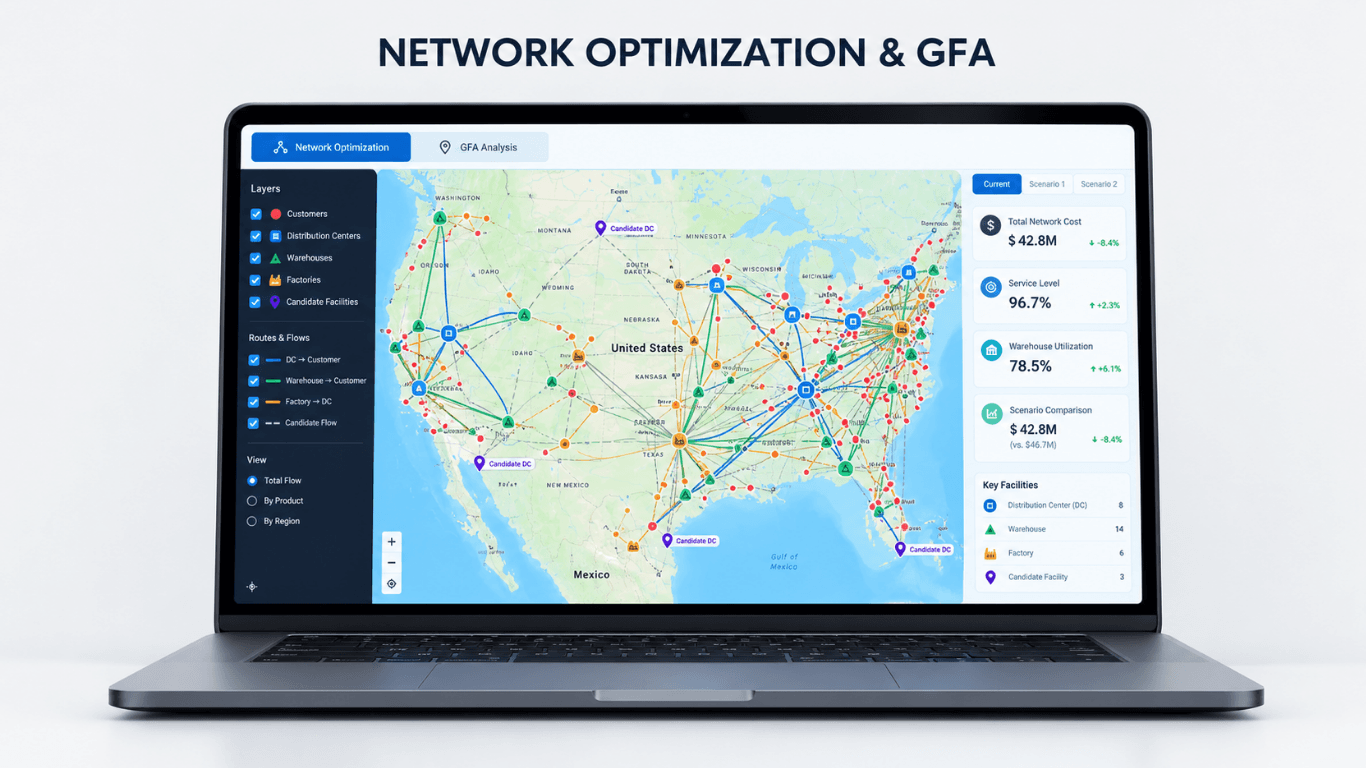 GFA vs. Network Optimization